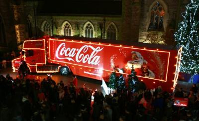 人们呼吁由于“肥胖病流行”而在英国一个城市禁止使用可口可乐卡车